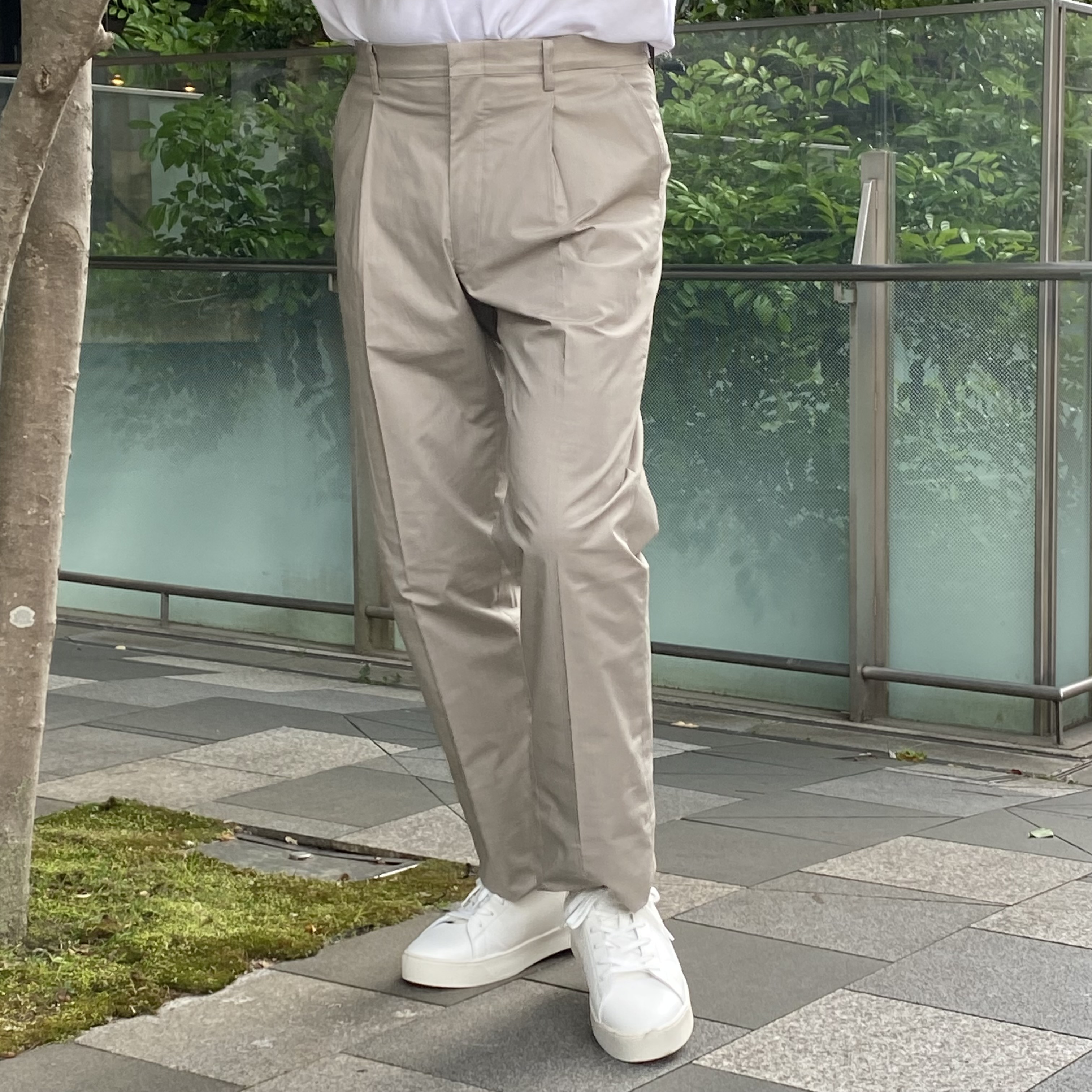 【ワイドシルエット】カジュアル ストレッチサマーコットンパンツ《春夏モデル》